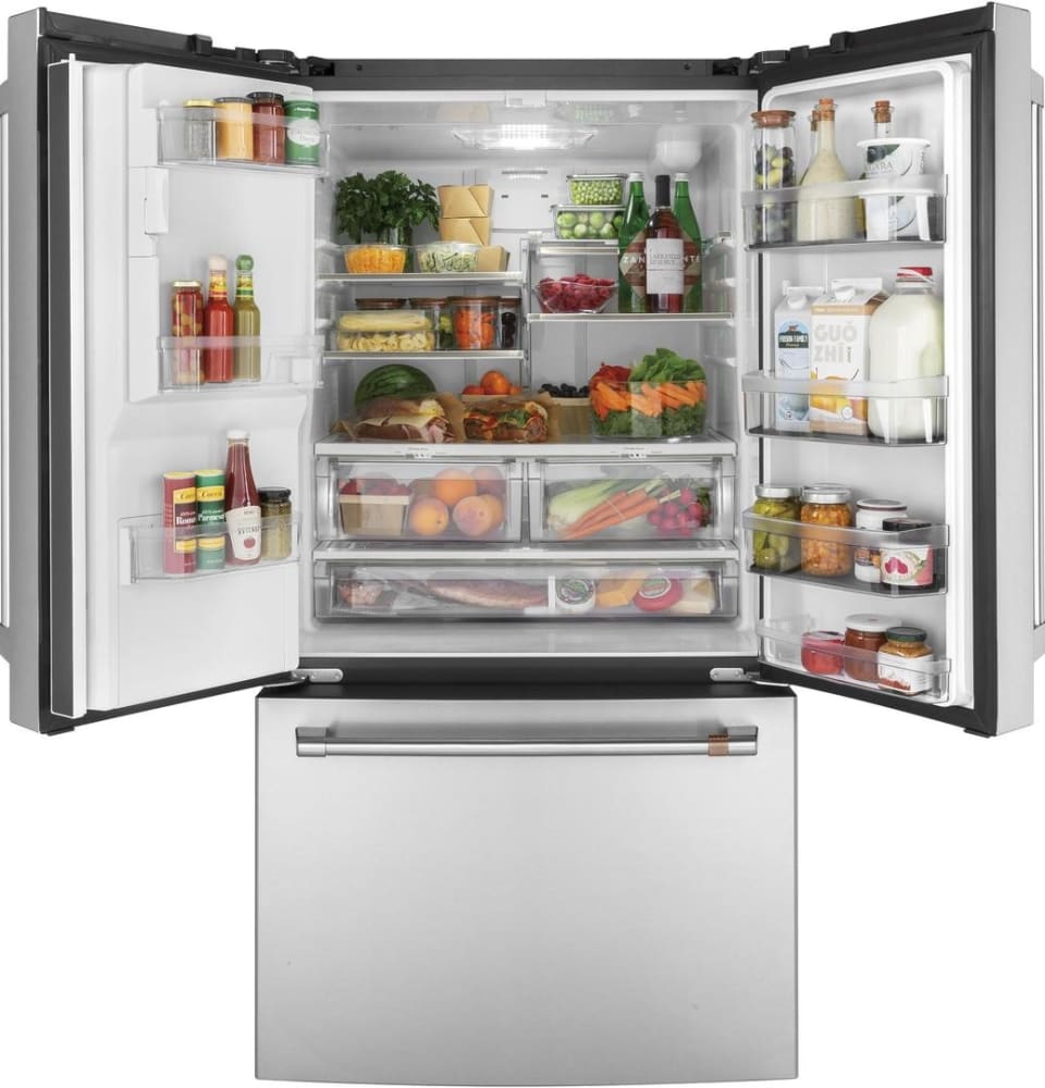 Cafe CFE26KP2NS1 36 Inch Smart French Door Refrigerator with 25.6
