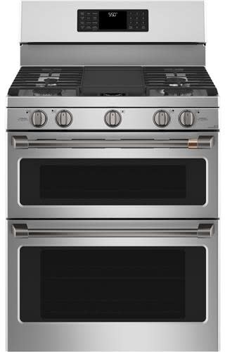 Cafe CGB550P2MS1 30 Inch Freestanding Gas Smart Range with 5