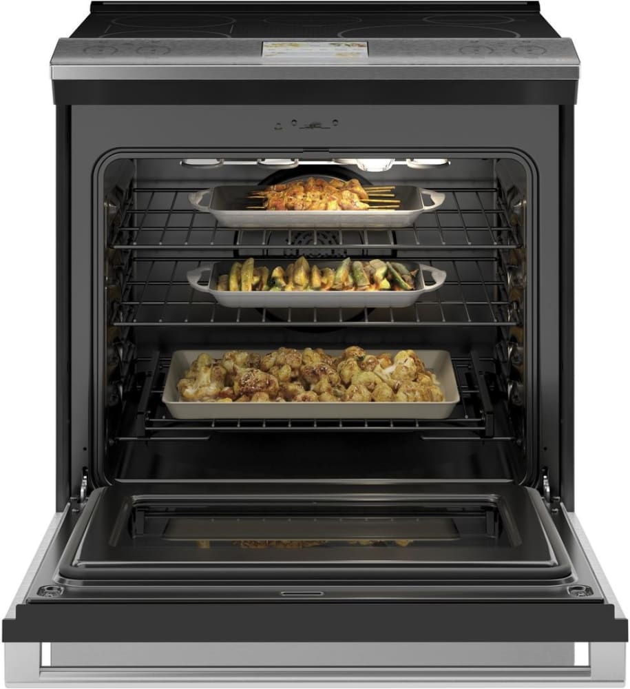 Cafe CHS90XM2NS5 30 Inch Slide-In Induction Smart Range with 5
