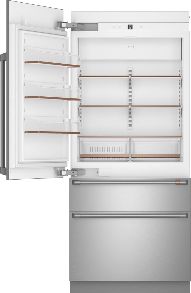 Cafe - CIC36LP2VS1 - Café™ 36 Integrated Bottom-Freezer