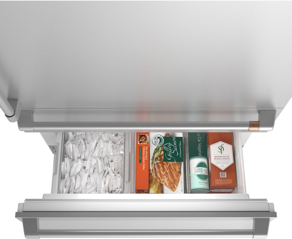 Cafe CIC36RP2VS1 36 Inch Built-In Smart Bottom Freezer