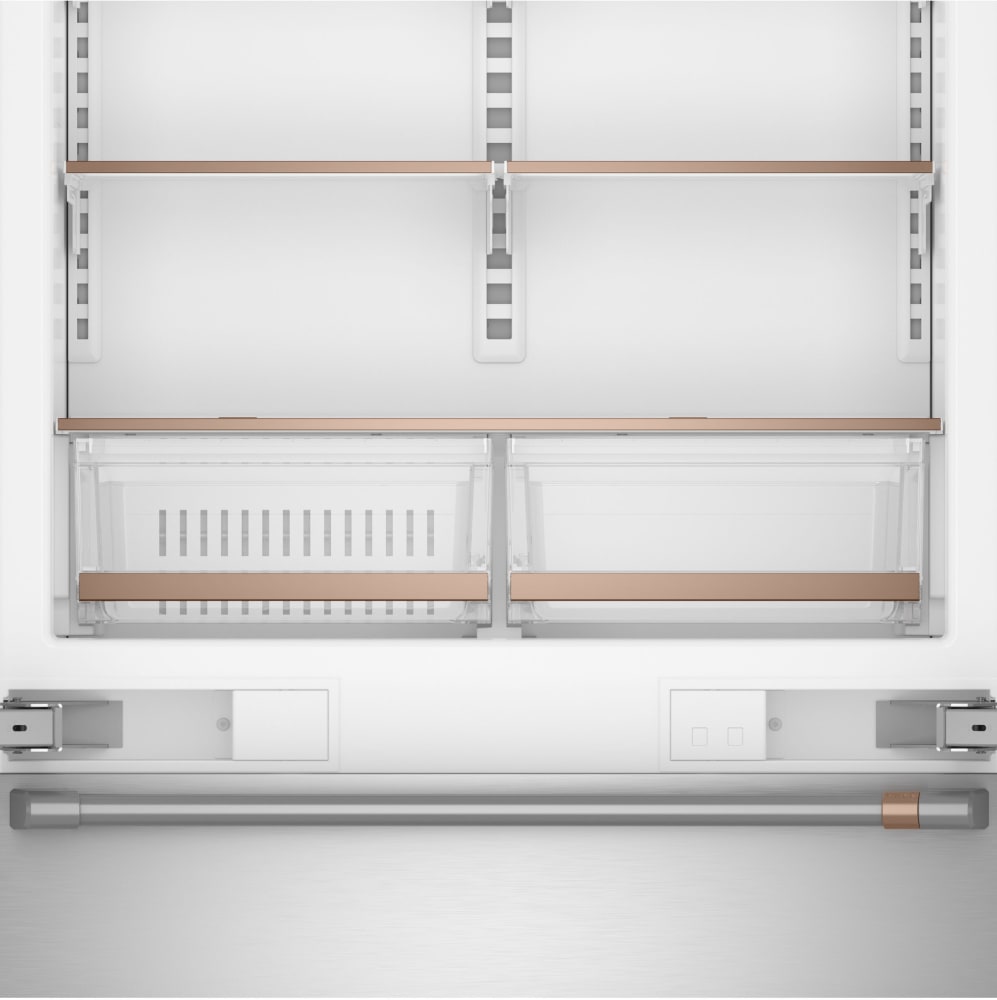 Cafe CIC36RP2VS1 36 Inch Built-In Smart Bottom Freezer