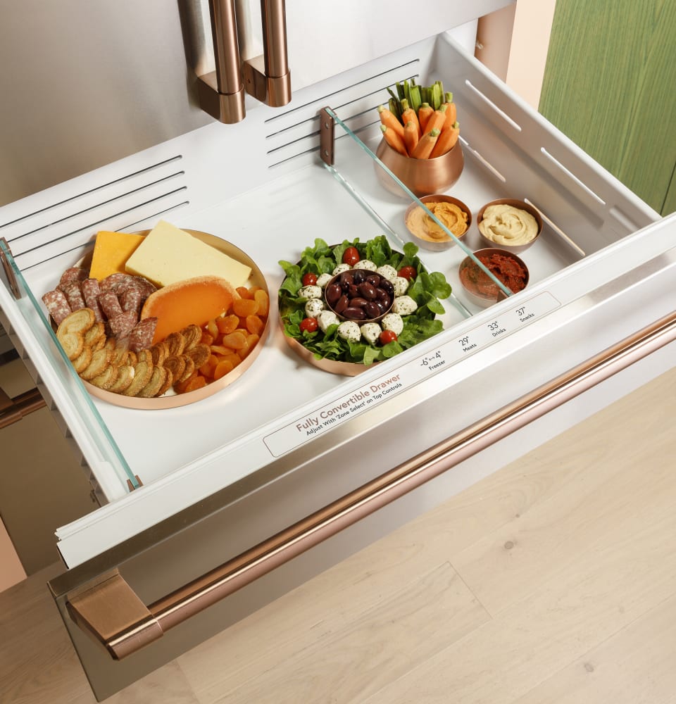 Cafe CIP36NK6ZII 36 Inch Panel Ready Built-In 4-Door French Door