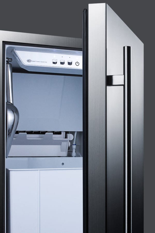 Summit CLIMOS151 15 Inch Under Counter Outdoor Ice Maker with 25 lbs