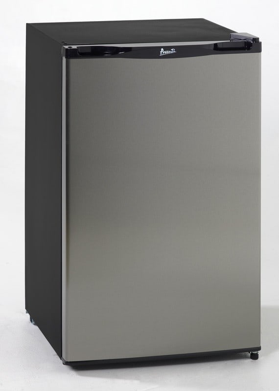 Avanti RM4136SS 4.0 cu. ft. Refrigerator with 2 Glass Shelves, 1 2
