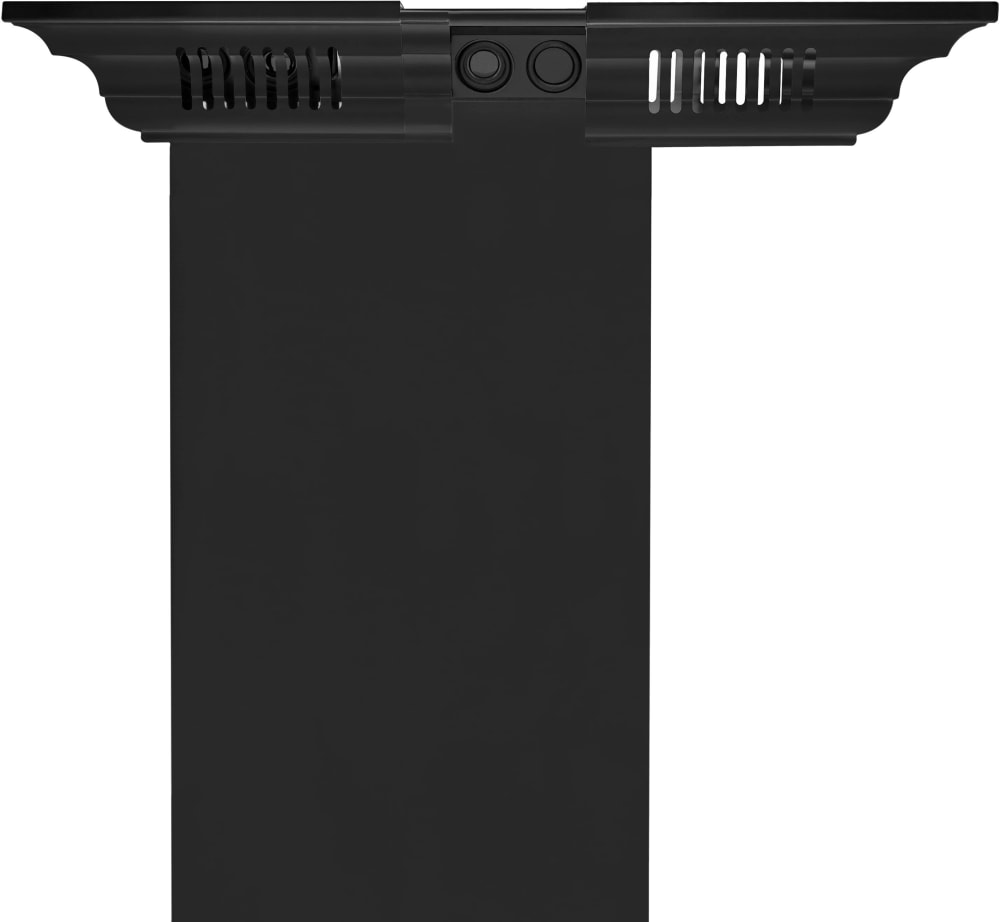 ZLINE CM6BTBSGL2IN Crown Molding in Black Stainless Steel with Builtin