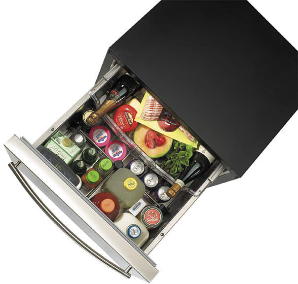 ULine CO2175DWRS 24 Inch Combo Refrigerator/Freezer Drawer with 5.0 Cu