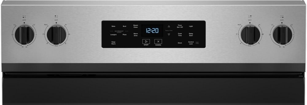 Whirlpool WFES3330RZ - 30 Inch Freestanding Electric Range Control Panel