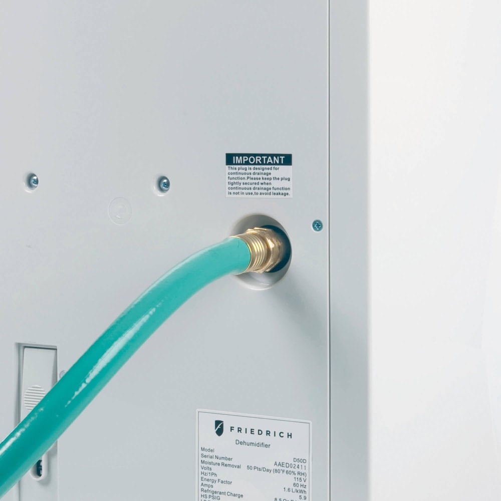 Friedrich D70BPA Dehumidifier with Intuitive Drain Pump Operation