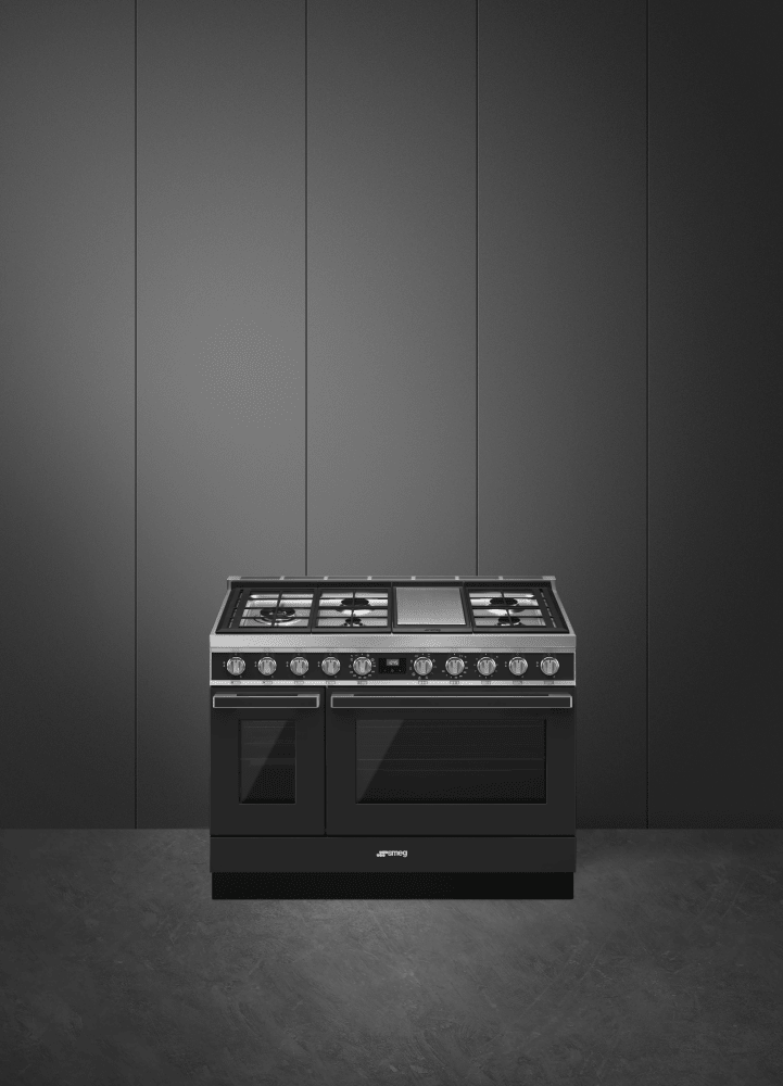 Smeg CPF48UGMAN 48 Inch Freestanding Professional Dual Fuel Range with