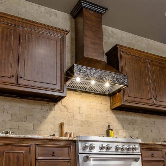 ZLINE 373AW36 36 Inch Designer Series Wooden Wall Range Hood with 1200