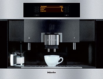 Miele built in coffee machine dimensions top