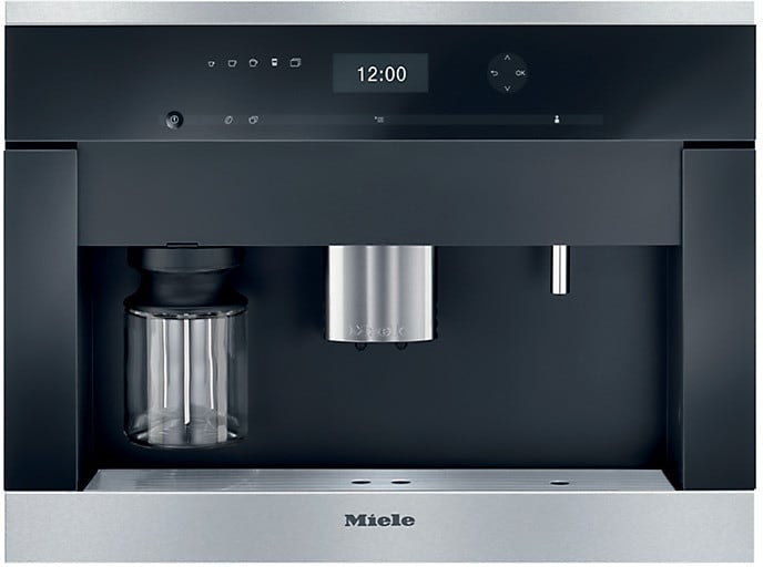 Miele CVA6401 24 Inch Built-In Non-Plumbed Coffee System with DirectSensor  Controls, Dual Dispensing Spouts, 10 User Profiles, Automatic  Rinse/Cleaning Program and Integrated LED Lighting: Clean Touch Steel