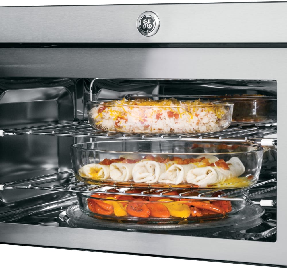 JVM1790SKSS by GE Appliances - GE Profile™ 1.7 Cu. Ft. Convection  Over-the-Range Microwave Oven