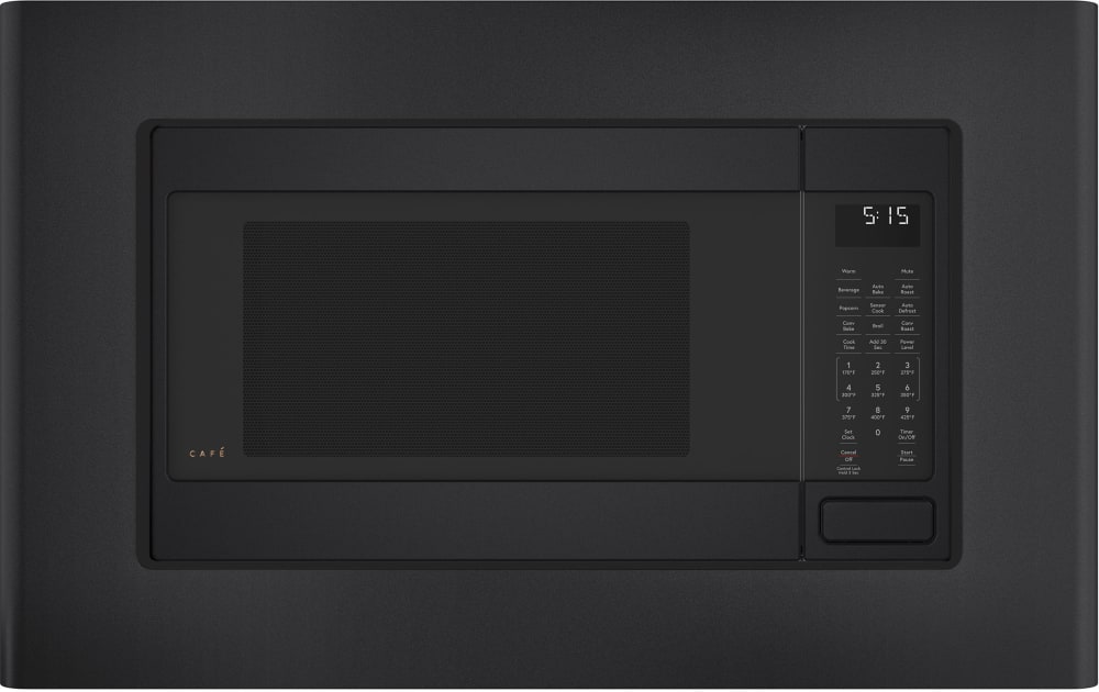 Cafe CX152P3MDS 27 Inch Microwave Trim Kit in Matte Black