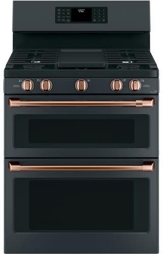 Cafe CXFSGHKPMCU Knobs and Handles Set for Freestanding Gas Range Brushed Copper