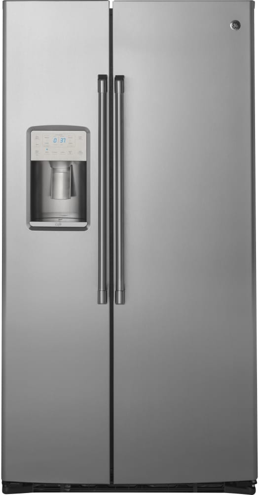 Cafe CZS22MSKSS 36 Inch Counter Depth Side-By-Side Refrigerator with 22 ...