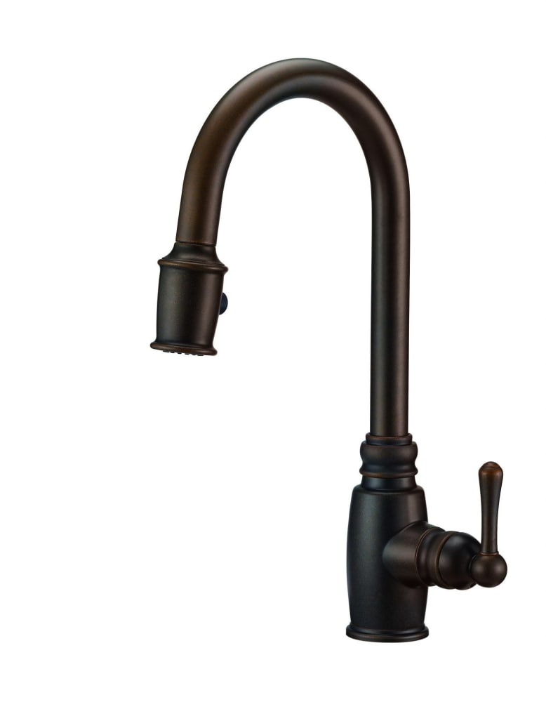 Danze® D455557BR Single Handle Pull-Down Kitchen Faucet with Dual