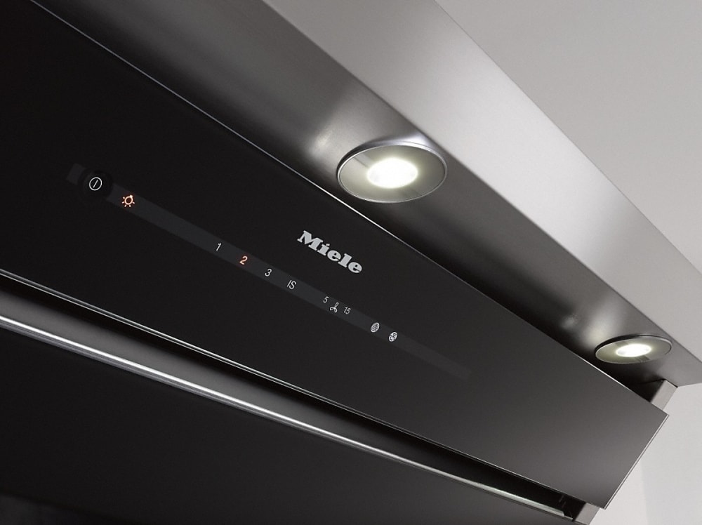 Miele DA6798W 36 Inch Smart W Shape Wall Ventilation Hood with WifiConn