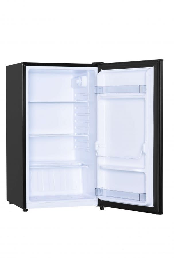 Danby DAR032B1WM 19 Inch Compact Refrigerator with 3.2 Cu. Ft. Capacity, Automatic Defrost, Adjustable Glass Shelves, Reversible Hinges, Integrated Door Shelving, and Energy Star Compliant