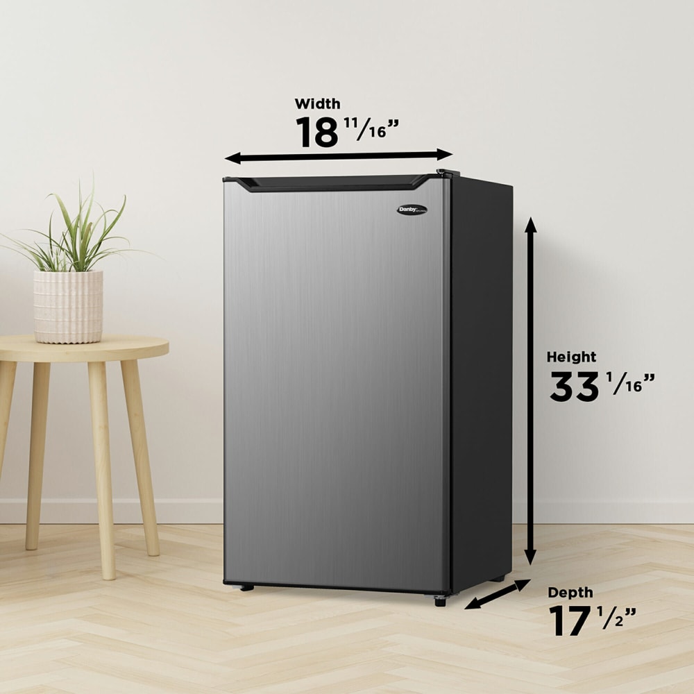 Danby DAR032B2SLM 19 Inch Freestanding Compact Refrigerator with