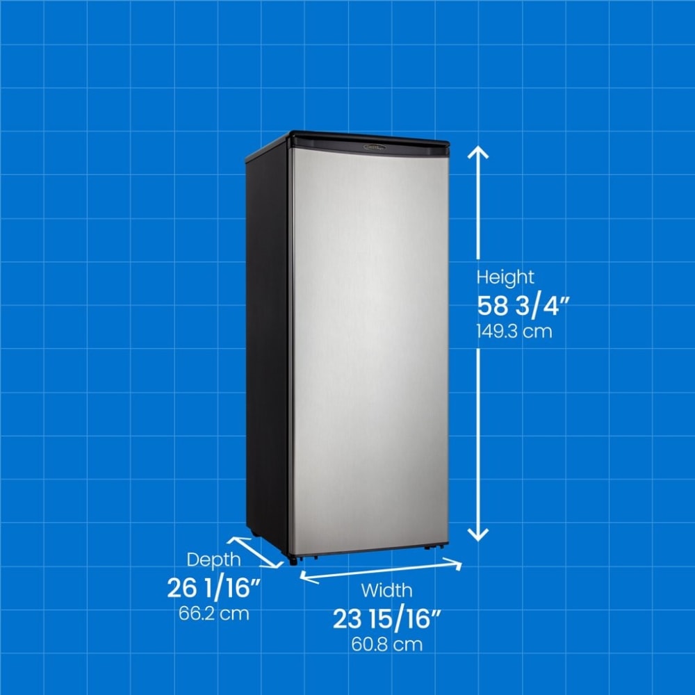 Danby DAR110A1BSLDD 24 Inch Freestanding All-Refrigerator with