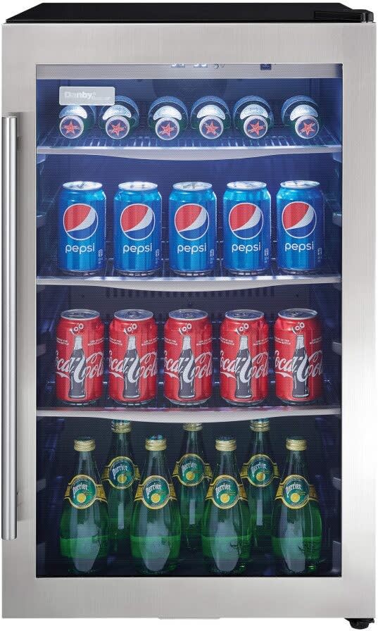 Danby DBC434A1BSSDD 20 Inch Freestanding Beverage Center with 4.3