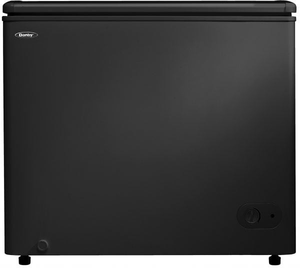 Danby DCF072A3BDB 40 Inch Compact Chest Freezer with 7.2 Cu. Ft. Capacity,  Adjustable Wire Storage Basket, Easy Clean Interior, and Manual Defrost  with Drain: Black