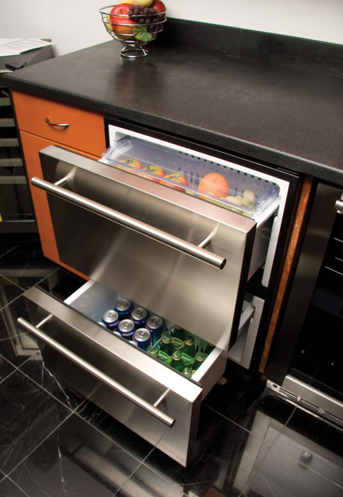 Haier DD400RS 24 Inch Builtin Refrigerator Drawers with 5.4 cu. ft
