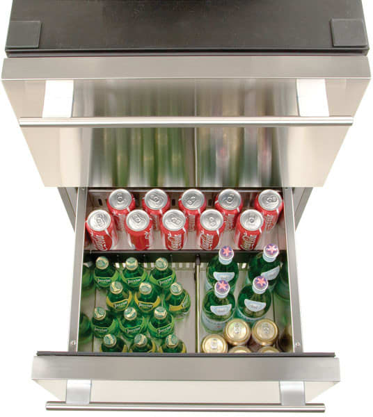 Haier DD400RS 24 Inch Builtin Refrigerator Drawers with 5.4 cu. ft