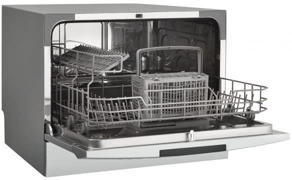 Danby DDW631SDB 22 Inch Countertop Dishwasher with 6 Place Settings  Capacity, 8 Wash Cycles, Stainless Steel Interior, and Energy Star Compliant