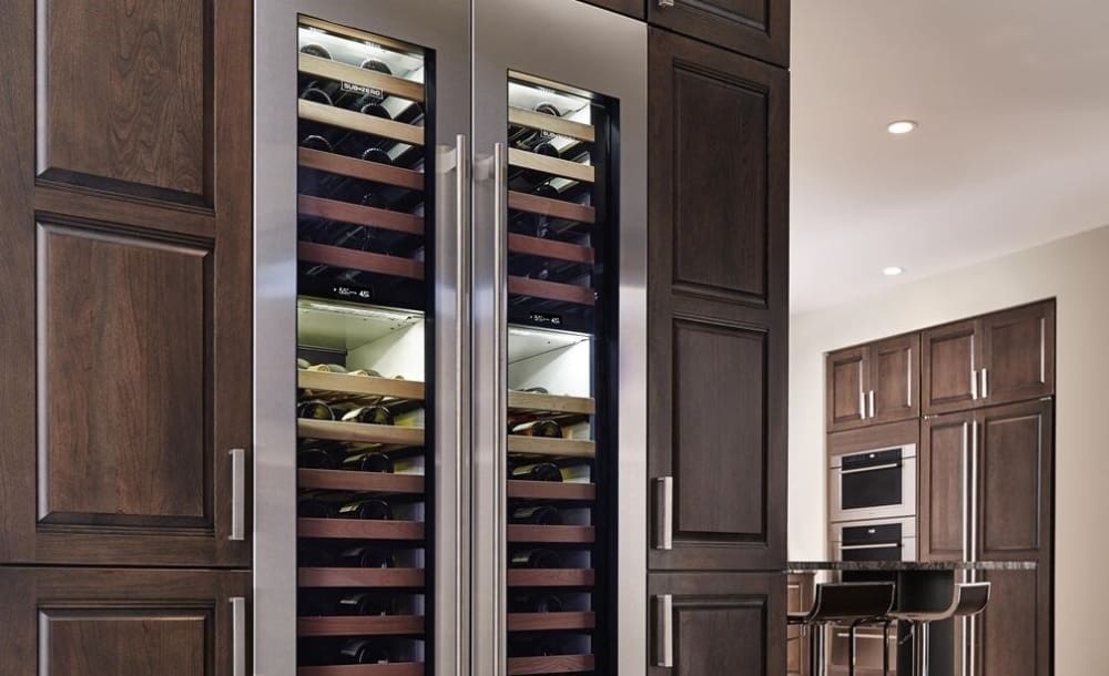 Sub-Zero DEC1850WAL 18 Inch Built-In Dual Zone Smart Wine Cooler