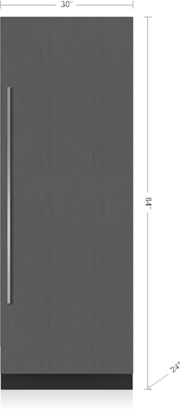 Sub-Zero 30 Inch Freezer Column with Ice Maker (DEC3050FI)