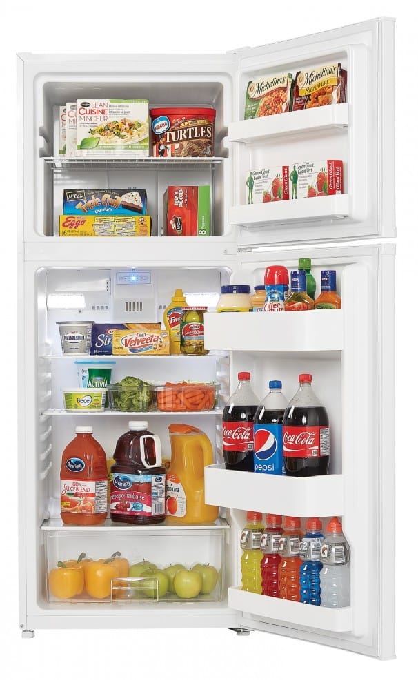 Danby DFF100C1WDB 24 Inch Top Freezer Refrigerator with 10.0 cu. ft