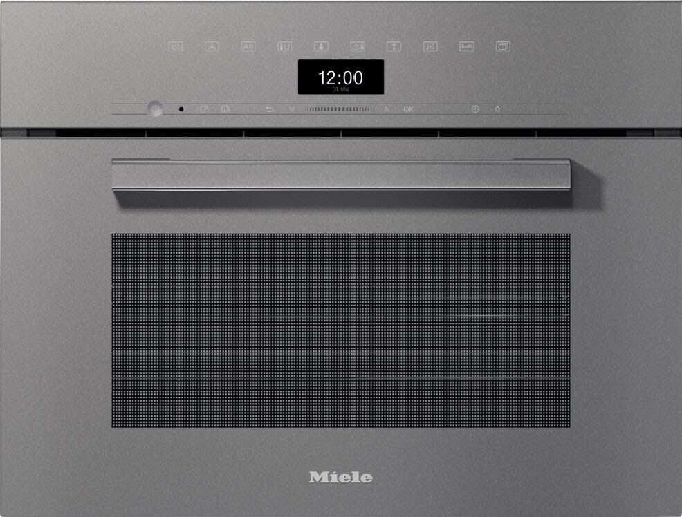 Miele DGC7440GG 24 Inch Single CombiSteam Smart Electric Wall Oven