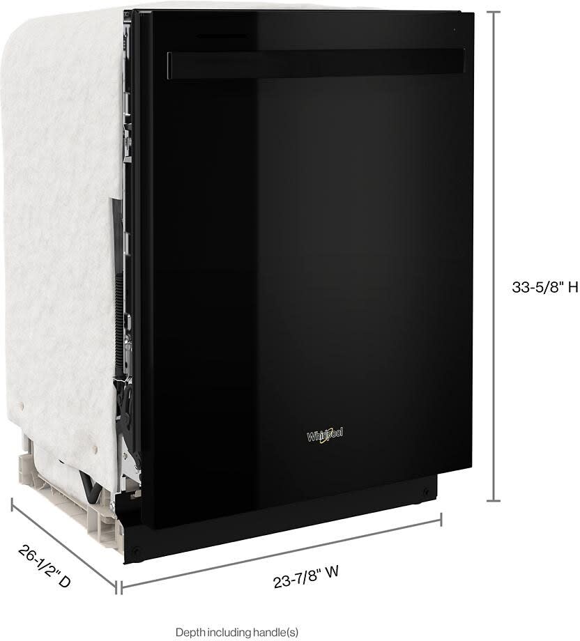 Whirlpool WDT740SALB 24 Inch Fully Integrated Dishwasher with 12 Place