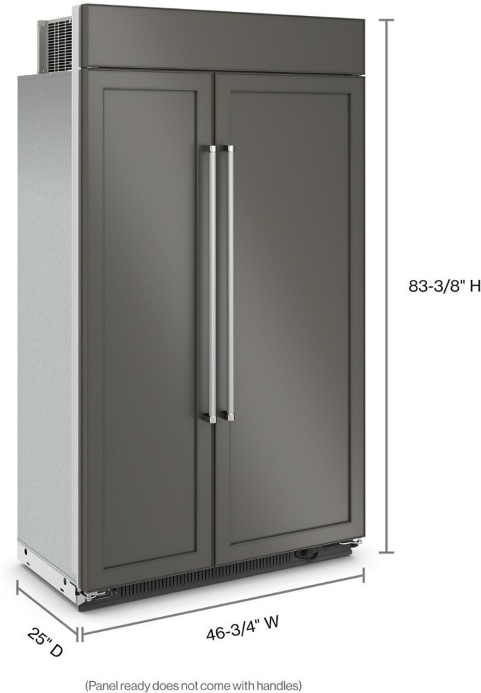 KitchenAid KBSN708MPA 48 Inch Built-In Side-by-Side
