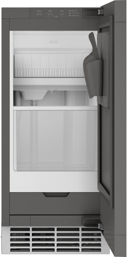 GE UCC15NPRII 15 Inch Under Counter Panel Ready Ice Maker with Clear Ice, WiFi Connectivity