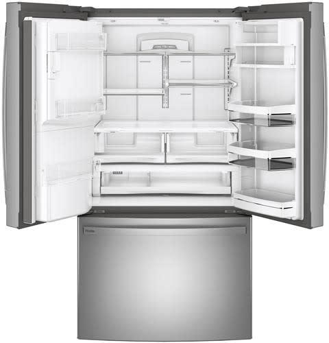 GE PFE28PYNFS 36 Inch French Door Refrigerator with 27.8 cu. ft