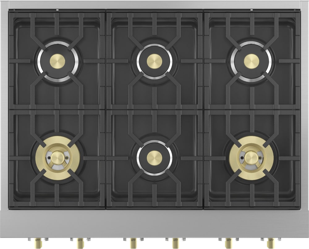 Monogram ZGU366NTSS 36 Inch Slide In Professional Gas Rangetop