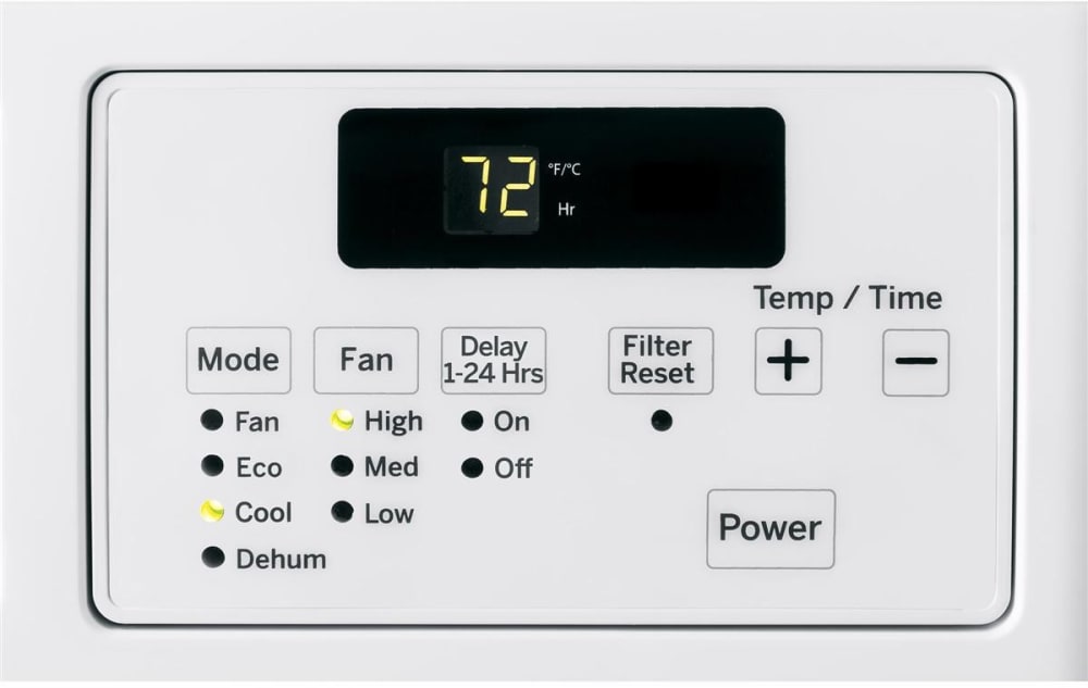 GE AKCQ12DCA 12,000 BTU Room Air Conditioner with 9.8 EER, 3.6