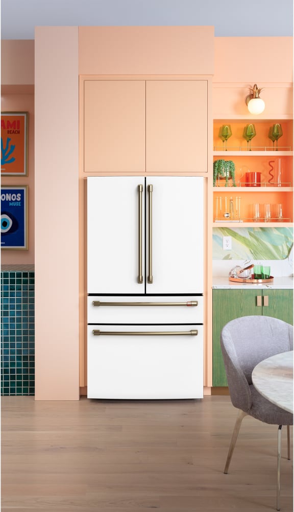 Cafe CJE23DP4WW2 36 Inch Freestanding Counter-Depth 4-Door French