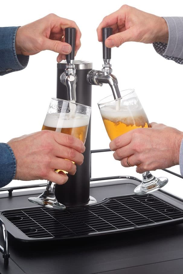 Danby DKC054A1BSL2DB 21 Inch Freestanding Kegerator with Dual Taps