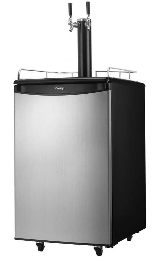Danby DKC054A1BSL2DB 21 Inch Freestanding Kegerator with Dual Taps