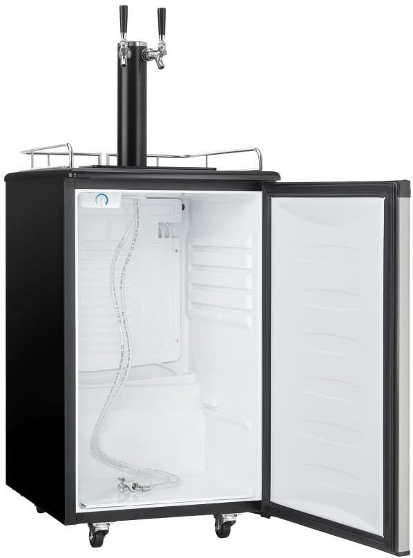 Danby DKC054A1BSL2DB 21 Inch Freestanding Kegerator with Dual Taps