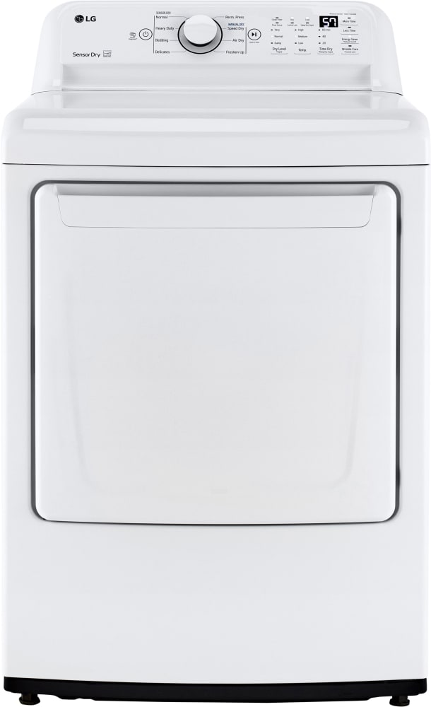 LG DLG7001W 27 Inch Gas Dryer with 7.3 Cu. Ft. Capacity, 8 Dryer