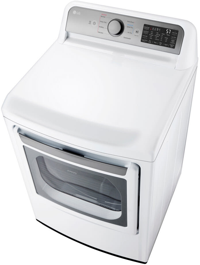 LG DLG7401WE 27 Inch Smart Gas Dryer with 7.3 Cu. Ft. Capacity, 8
