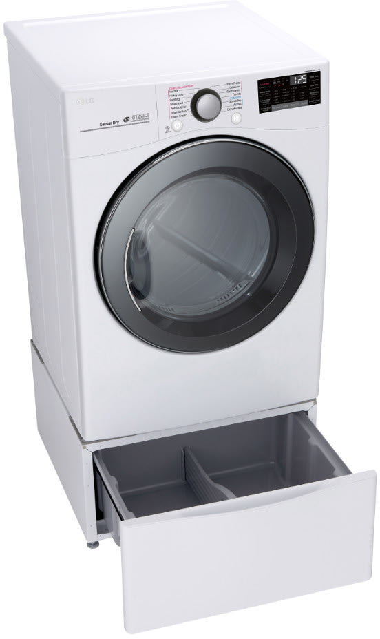 LG LGWADRGW9008 Stacked Washer & Dryer Set with Front Load Washer and
