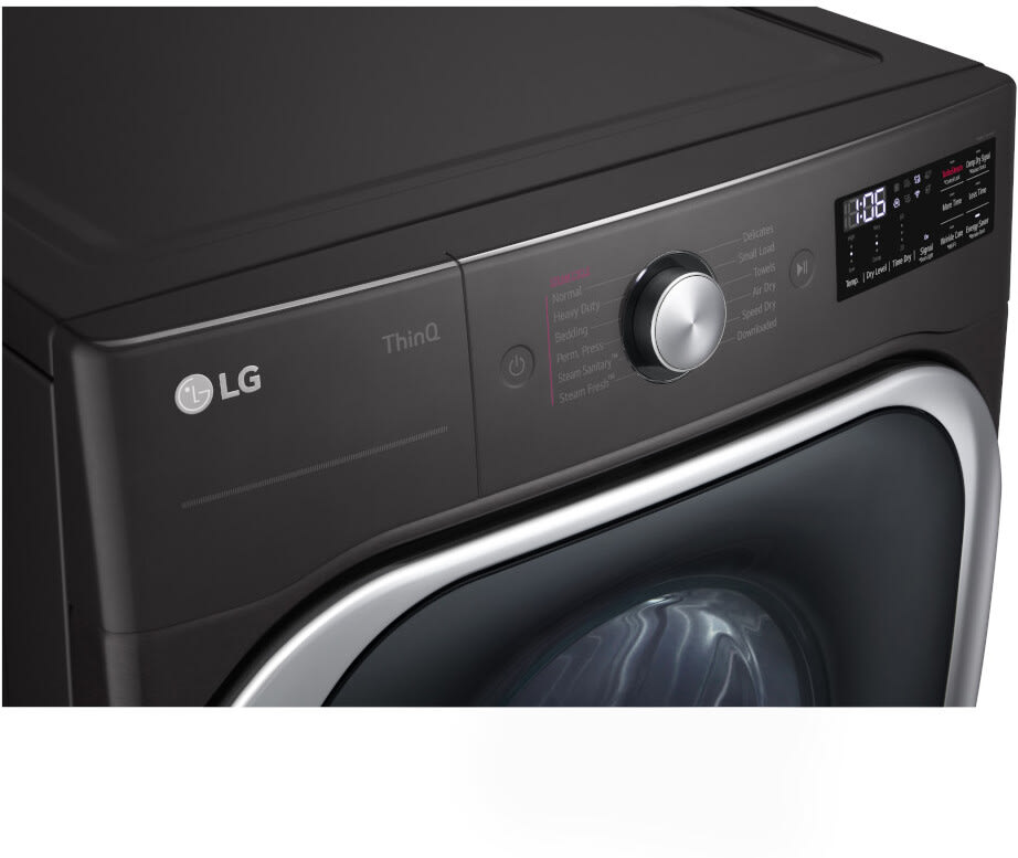 LG LGWADRGW02 Side-by-Side on Pedestals Washer & Dryer Set with Front Load  Washer and Gas Dryer in White