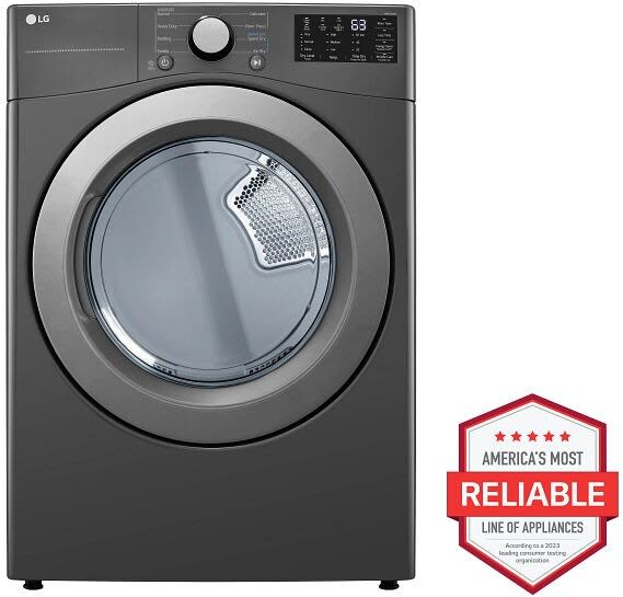 LG DLG3471M 27 Inch Gas Dryer with 7.4 Cu. Ft. Capacity, 8 Dry